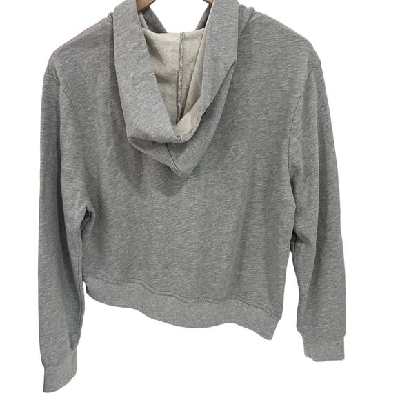 Lea & Viola Asymmetric Grey Tie-Dyed Hoodie Sweatshirt Size Small New - Picture 7 of 9